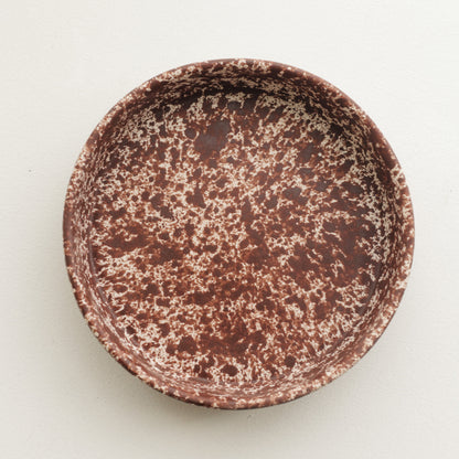 Handmade ceramic modern bowl, home decor piece. Stoneware.
