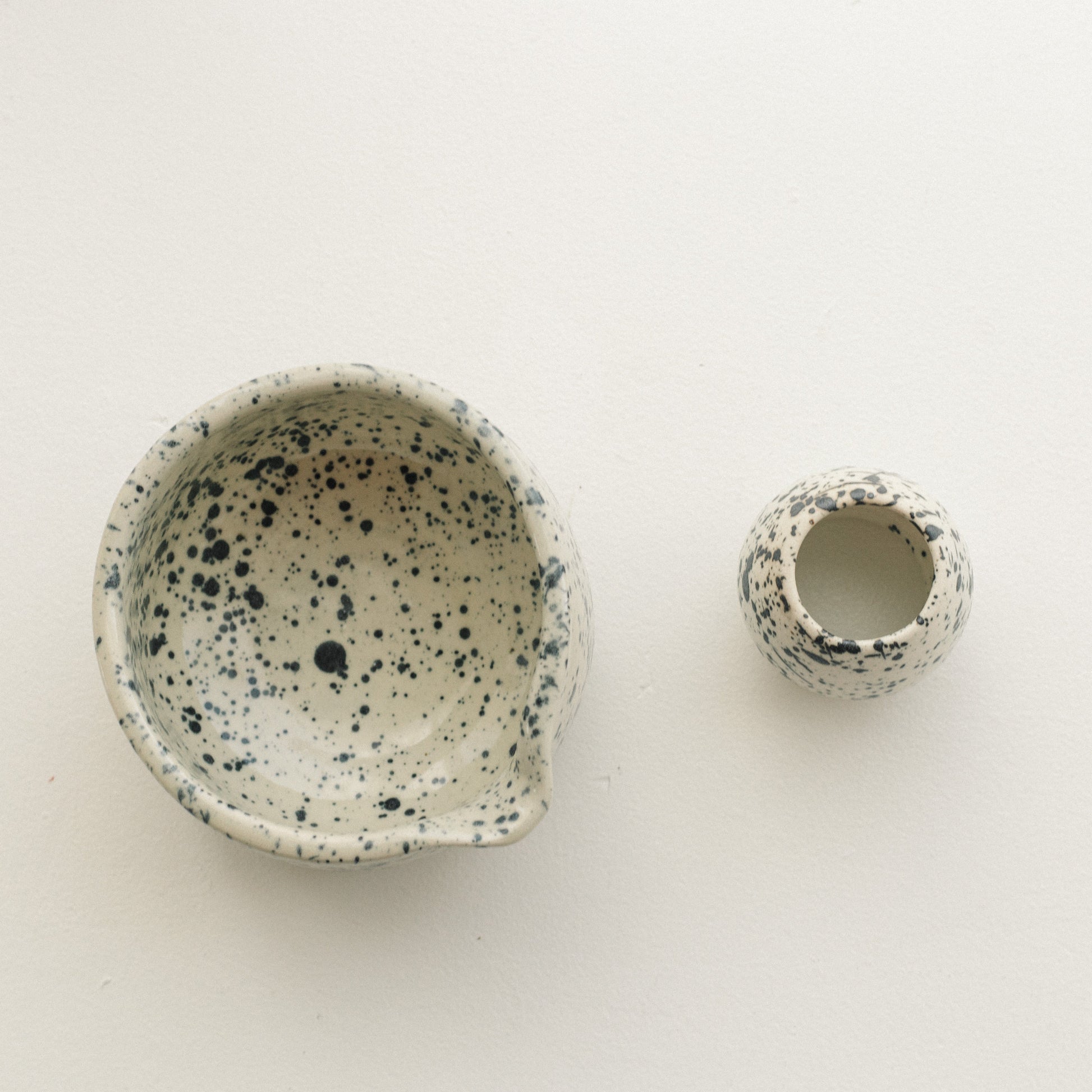 handmade ceramic matcha set