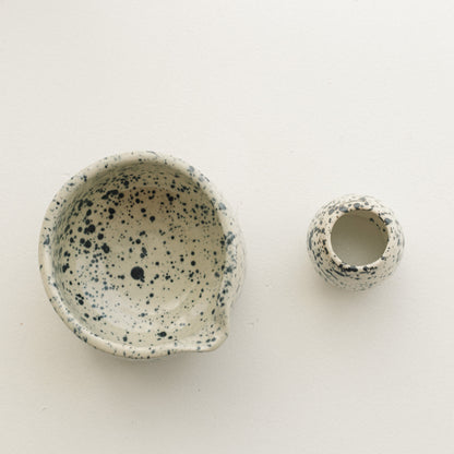 handmade ceramic matcha set