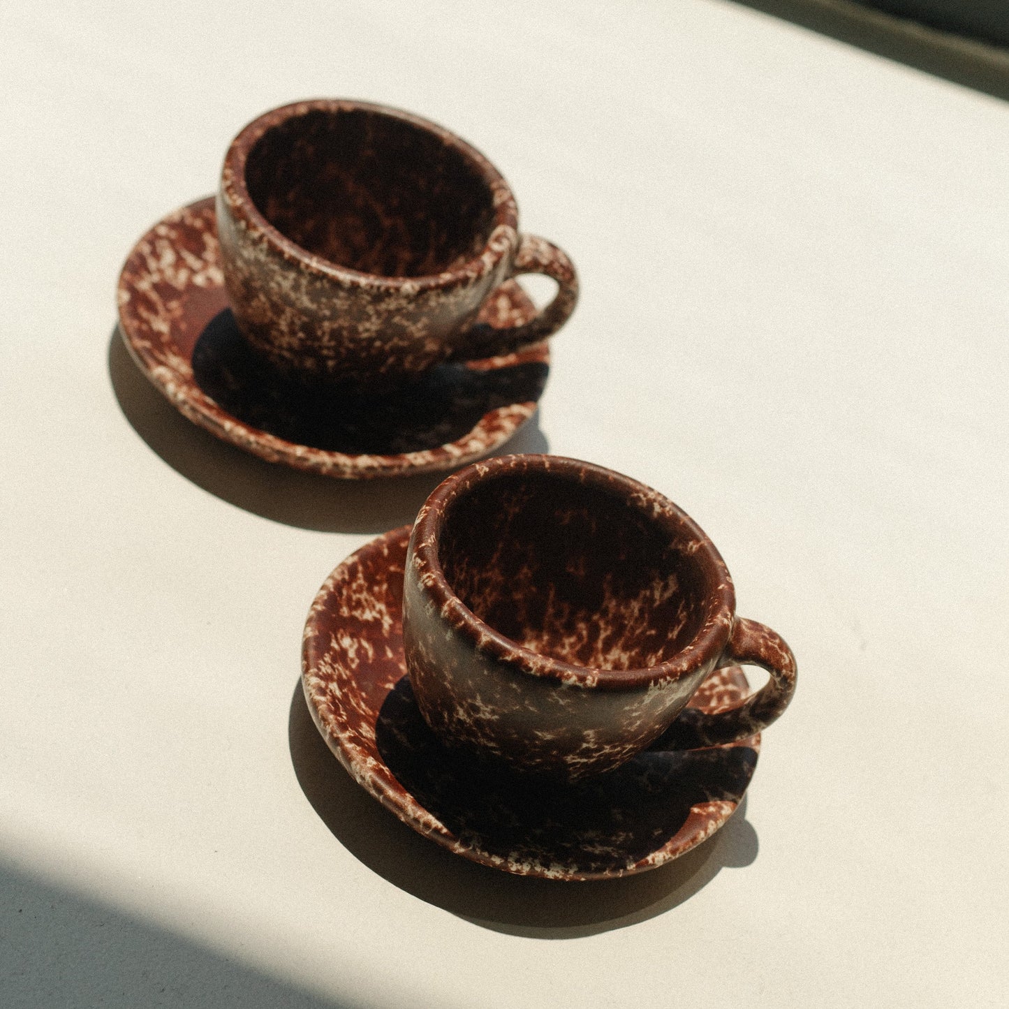 handmade espresso set