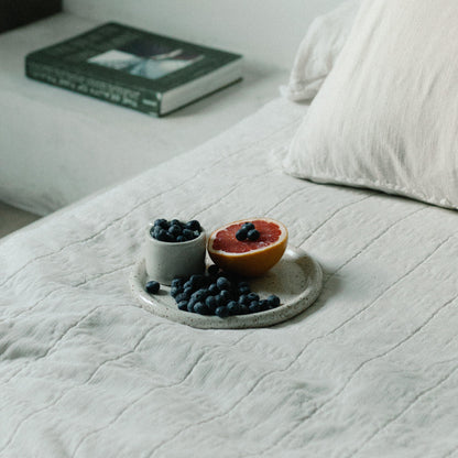 handmade ceramic plate, stoneware, large dinner plate, modern, gustaf westman plate, casa azua, artisan made plates, tableware, tabletop decor