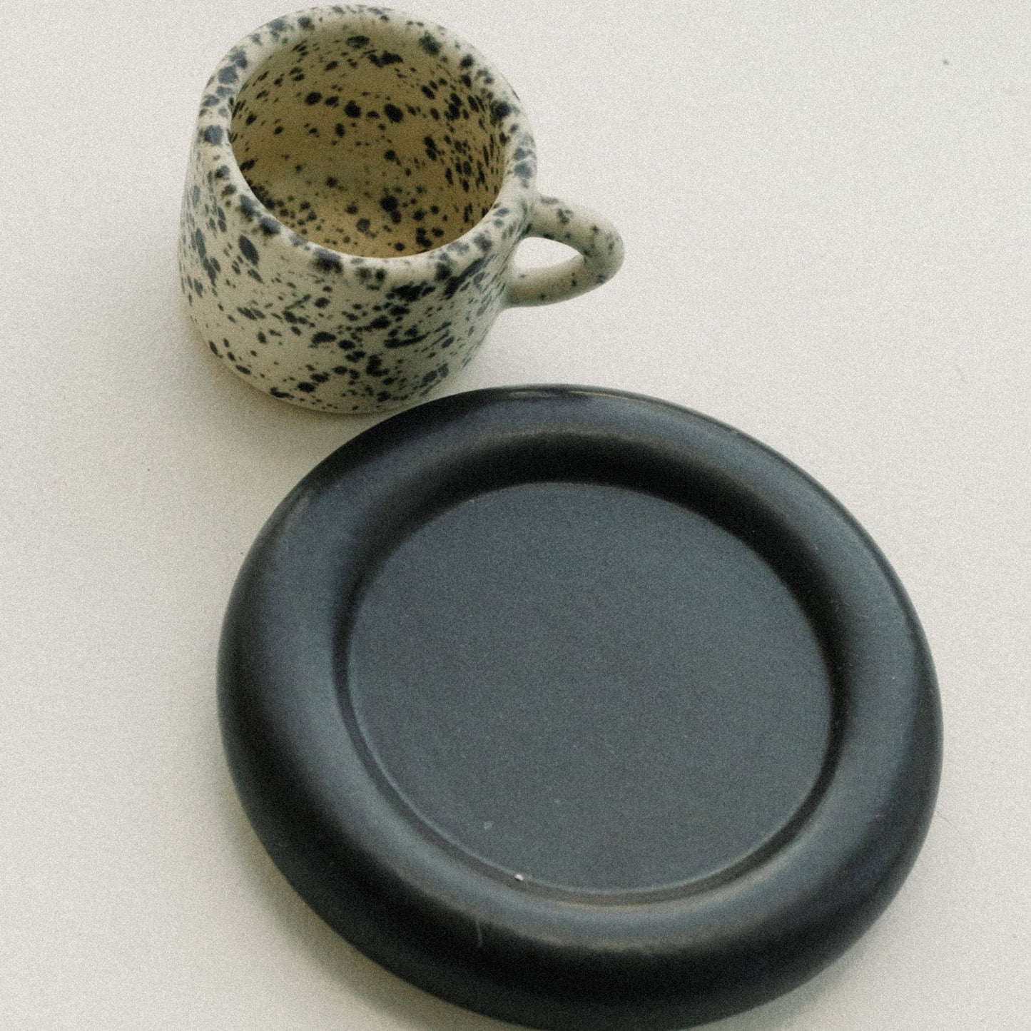 Black Truffle Cortado Mug & Saucer