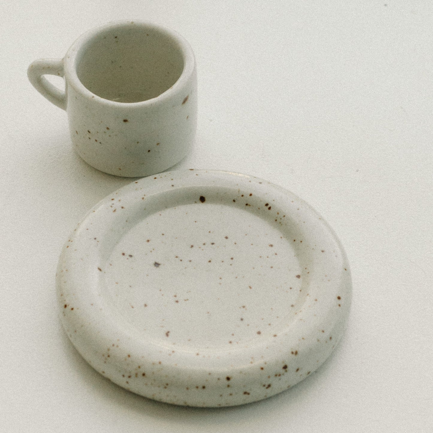 Vanilla Cortado Mug & Saucer