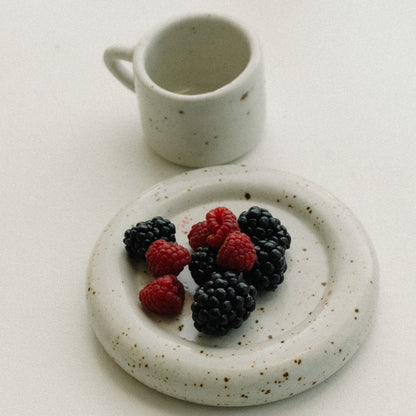 Vanilla Cortado Mug & Saucer