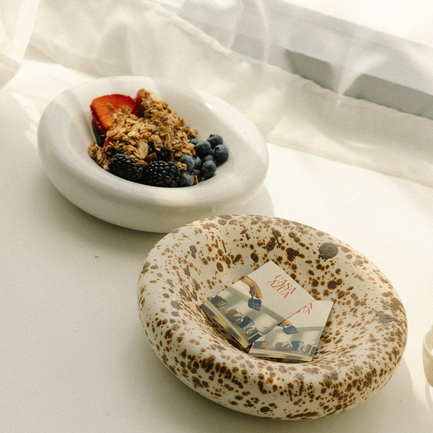 Chubby Plate, pasta bowl, coffee table accent, ceramic tdinnerware, handmade ceramic, platter, dinner plate, cloud plate.